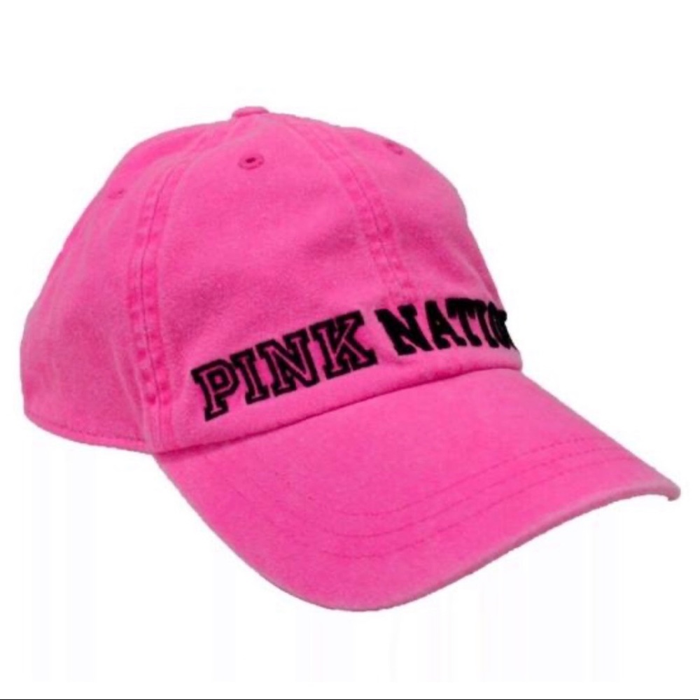 Victoria’s Secret PINK Cap/Hat Pink w/ Stitching